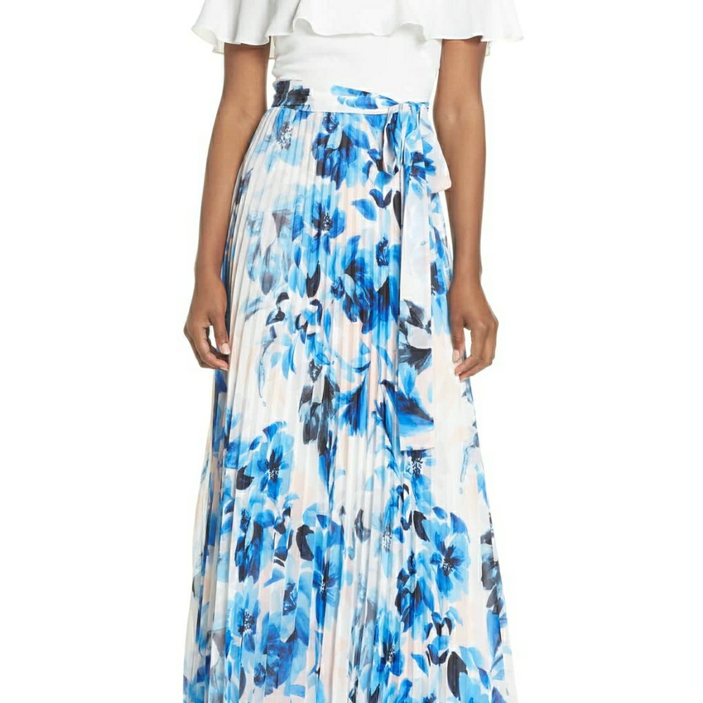 Eloza J Ruffle Off the Shoulder Maxi Dress 👗🎁